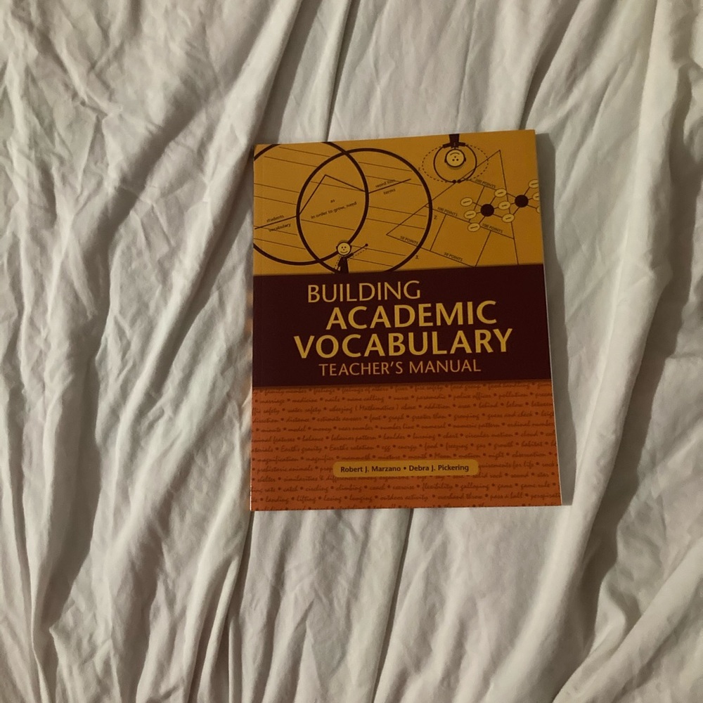 Building Academic Vocabulary Teacher’s Manual